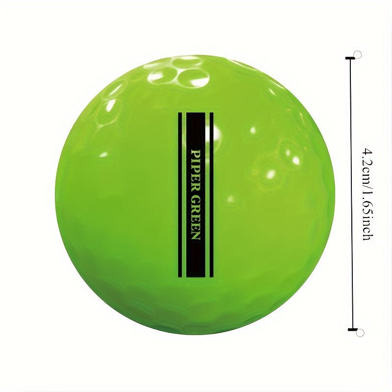 Piper Golf Distance Golf Balls - 12 Pack (Style: Green Color: Bright Yellow) - Club Rehab - Golf BallPiper Golf Distance Golf Balls - 12 Pack (Style: Green Color: Bright Yellow)