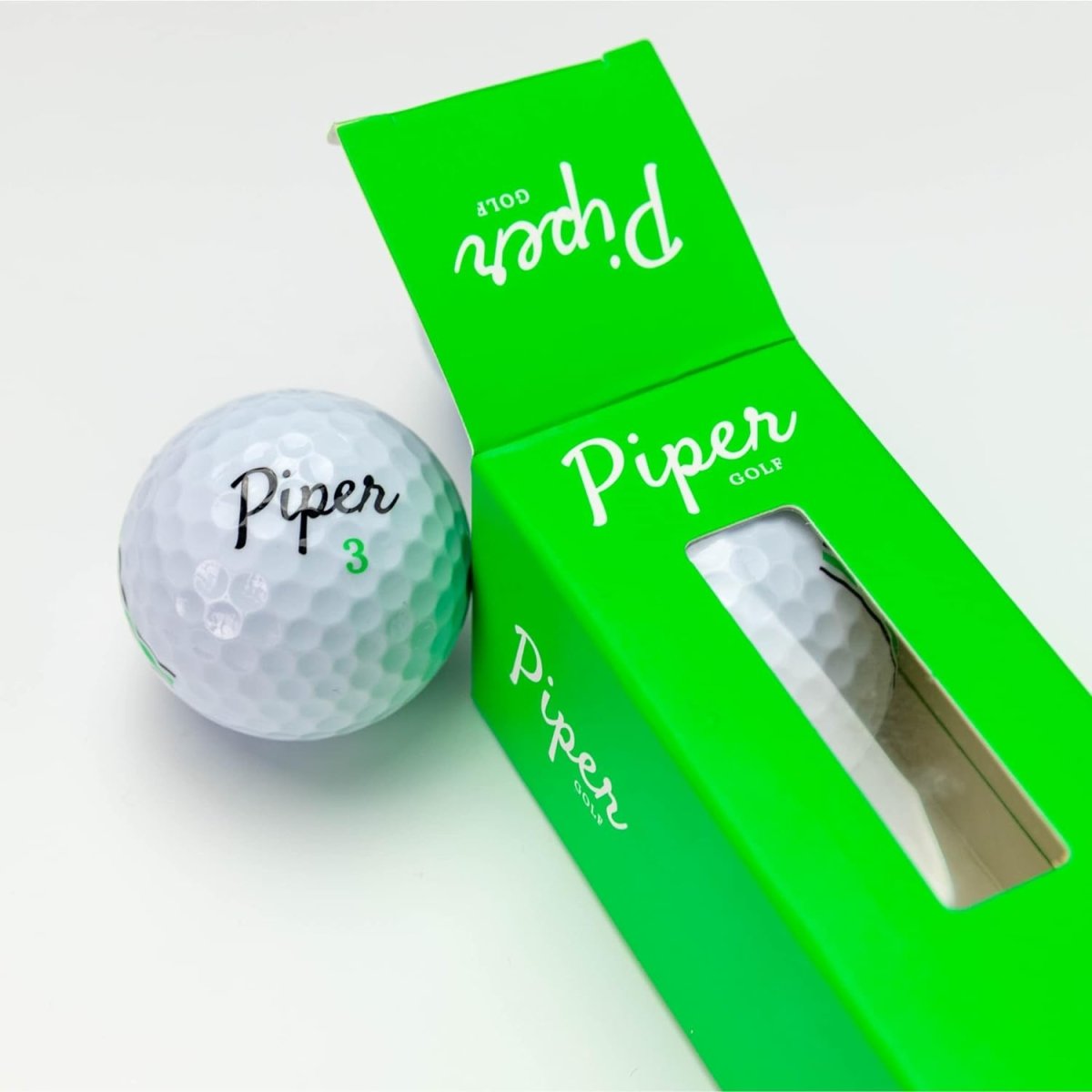 Piper Golf Distance Golf Balls - 12 Pack (Style: Green Color: White) - Club Rehab - Golf BallPiper Golf Distance Golf Balls - 12 Pack (Style: Green Color: White)