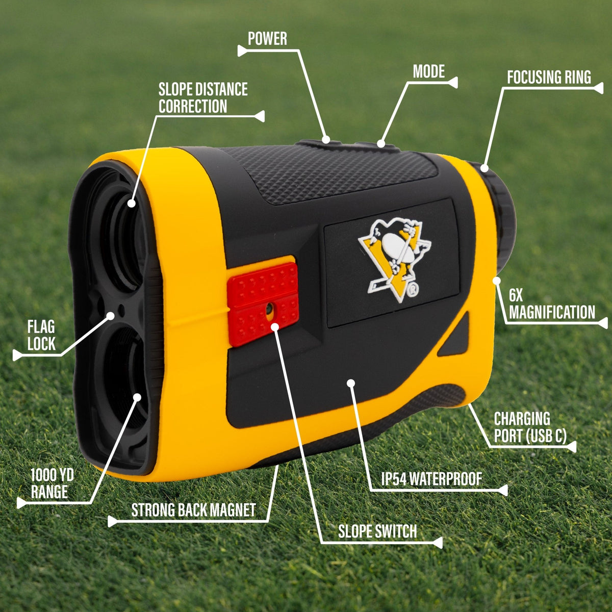 Pittsburgh Penguins Foresight golf rangefinder by Team Golf, view 6