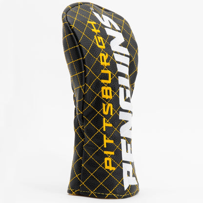 Pittsburgh Penguins solid fairway quilted golf headcover alternate view
