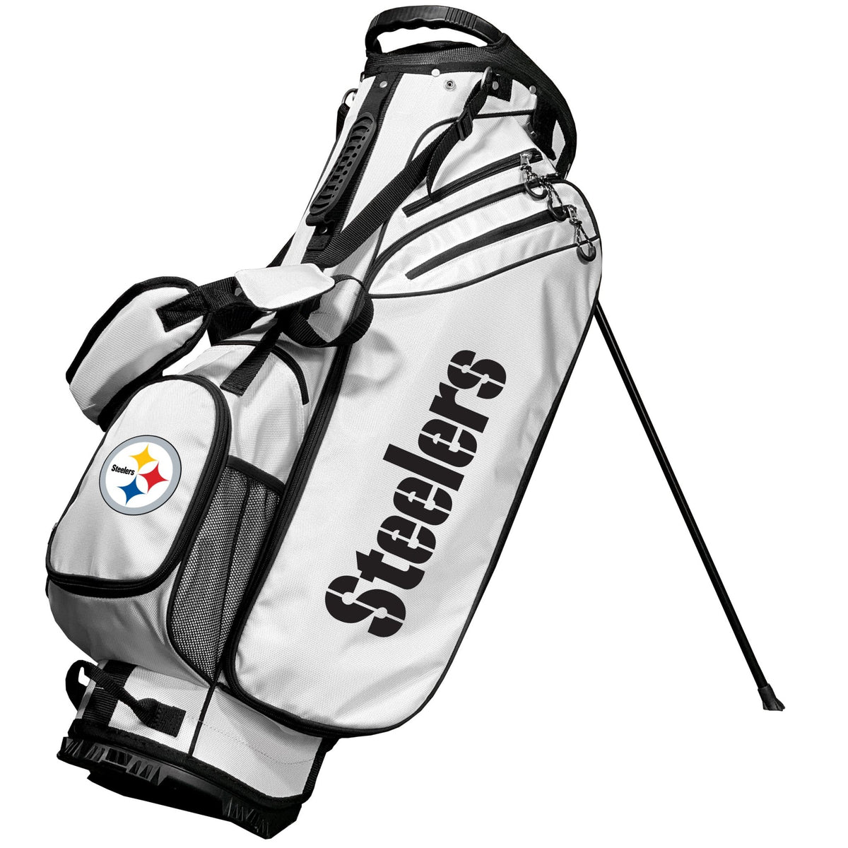 Pittsburgh Steelers Birdie stand golf bag, White color