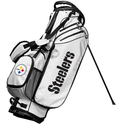 Pittsburgh Steelers Birdie stand golf bag, White color