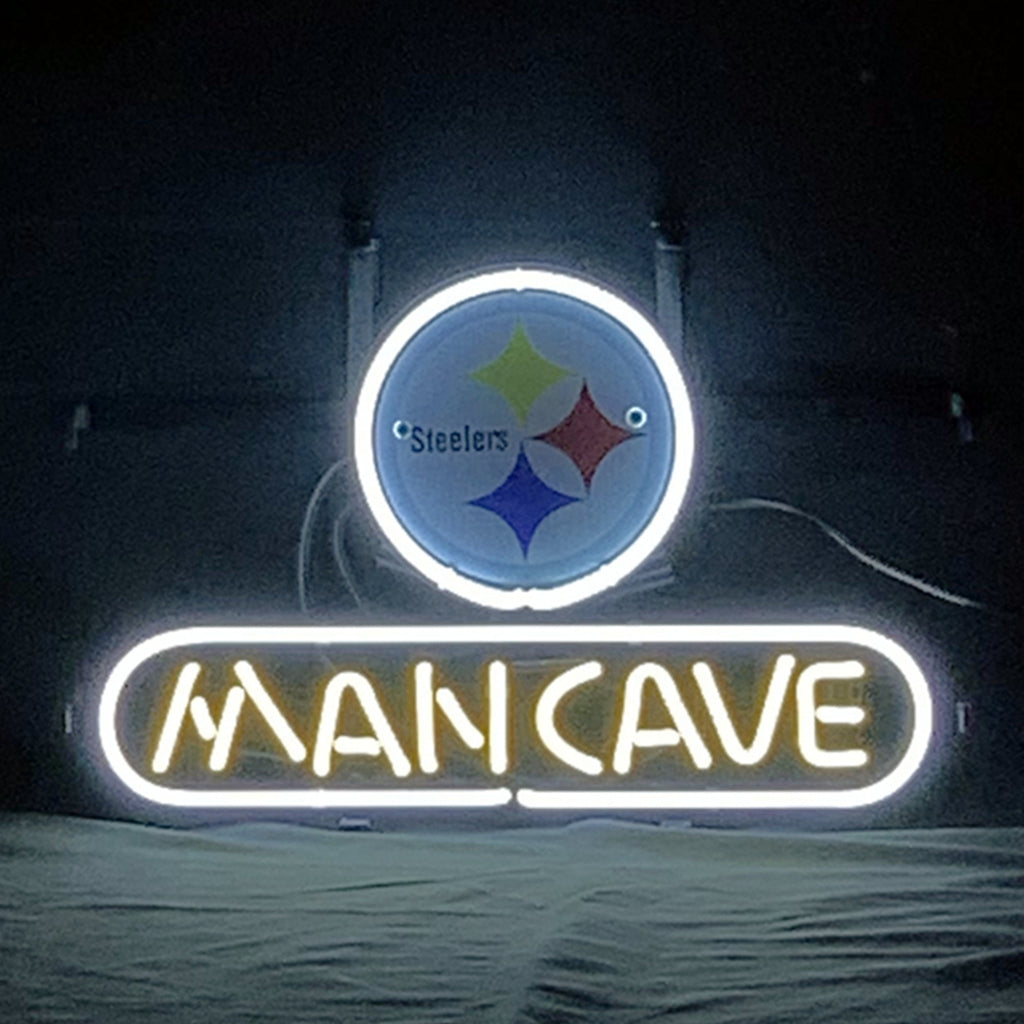 Pittsburgh Steelers Football Man Cave Neon Signs, alternate product view 2