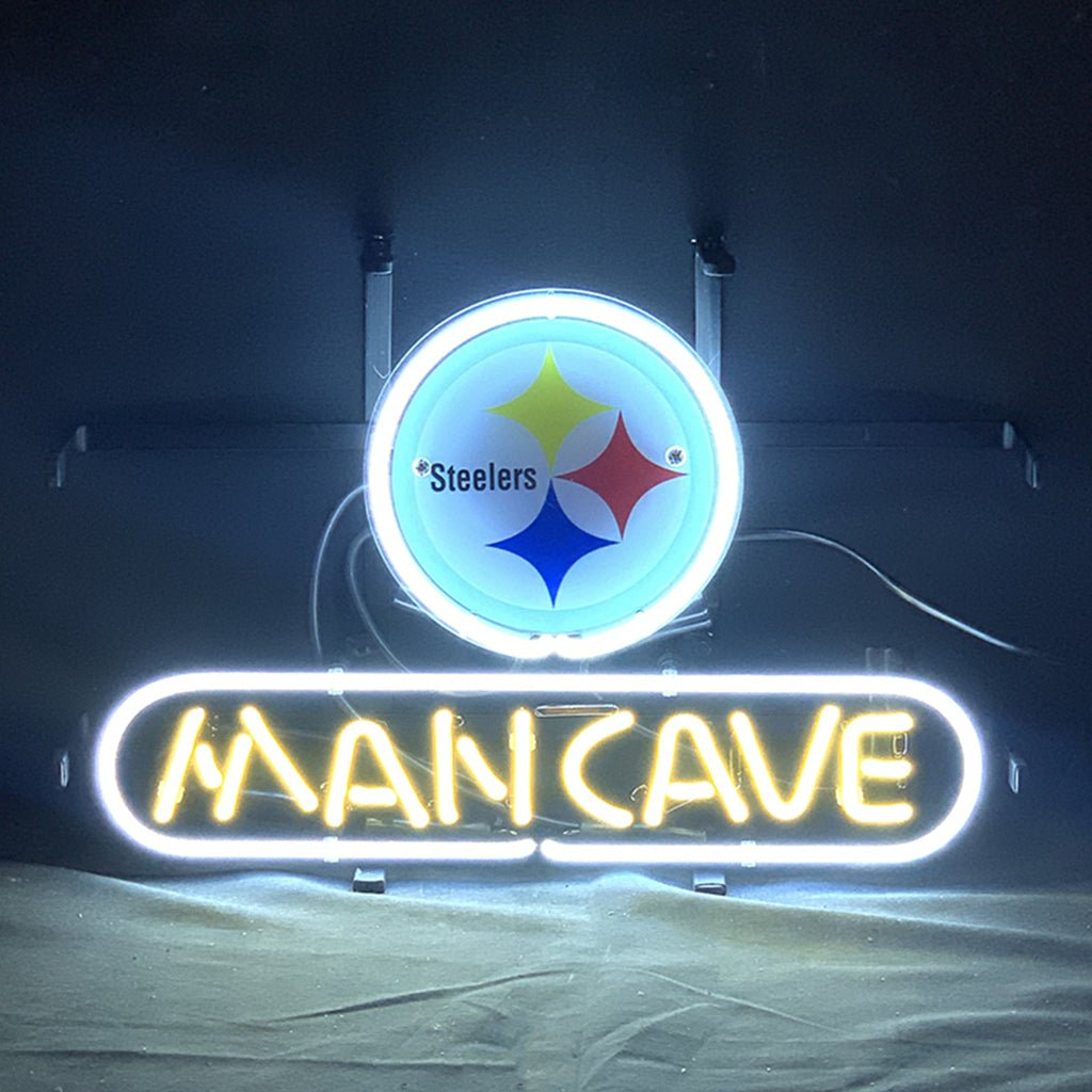 Pittsburgh Steelers Football Man Cave Neon Signs - Club Rehab