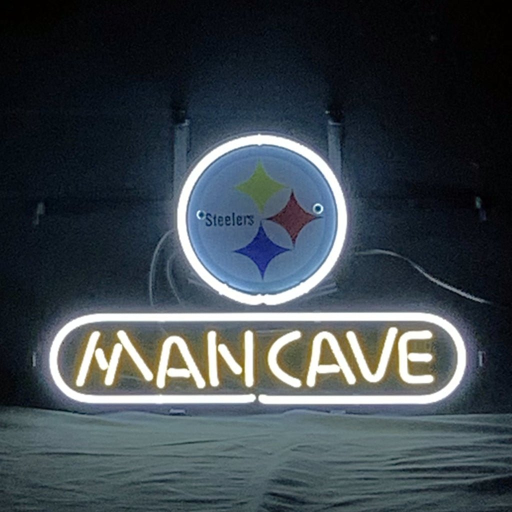 Pittsburgh Steelers Football Man Cave Neon Signs - Club Rehab