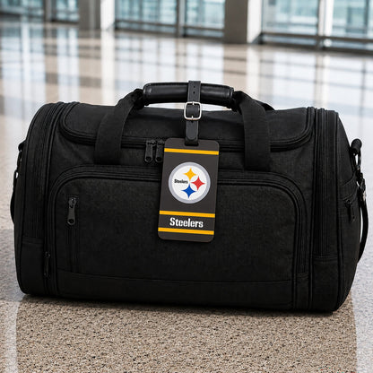 Pittsburgh Steelers plastic golf bag tag by Team Golf, product photo 5
