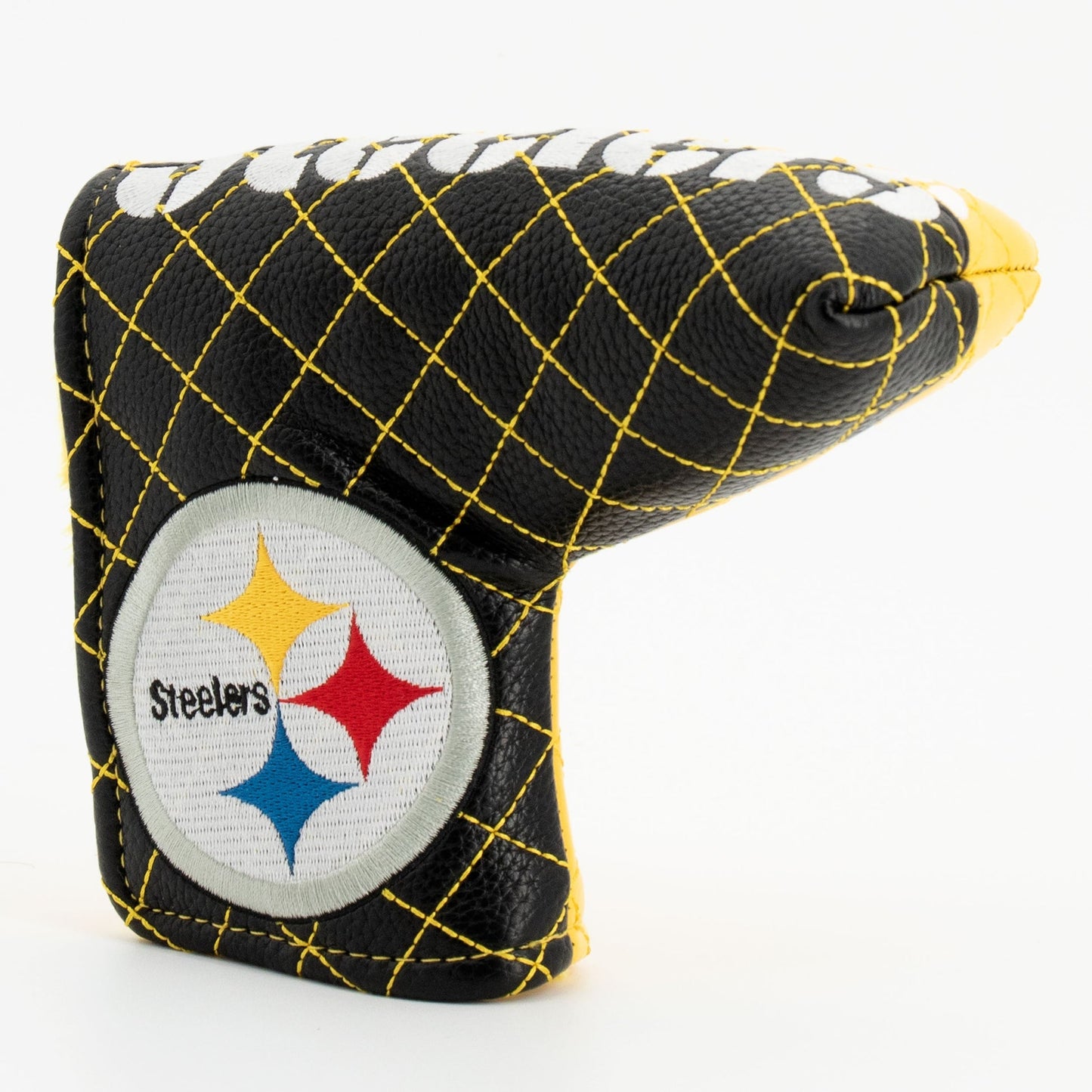 Pittsburgh Steelers Quilted Headcovers – Here We Go Collection - Blade Putter Split - Club Rehab