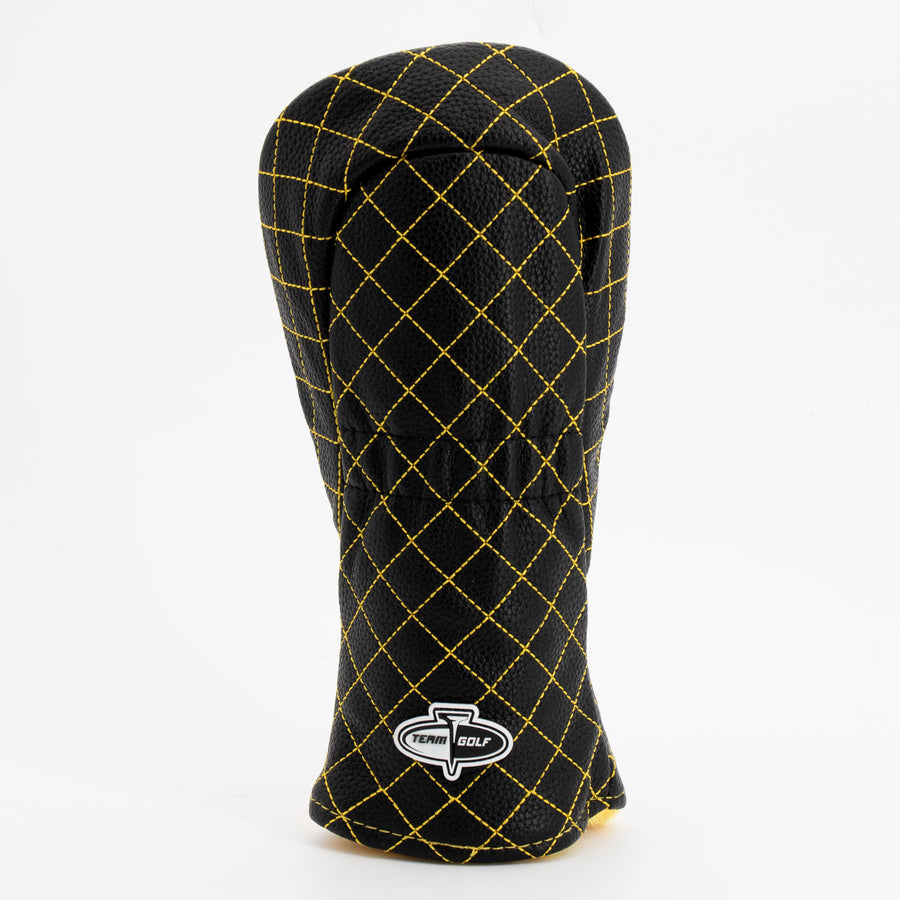 Pittsburgh Steelers split quilted fairway cover, back view