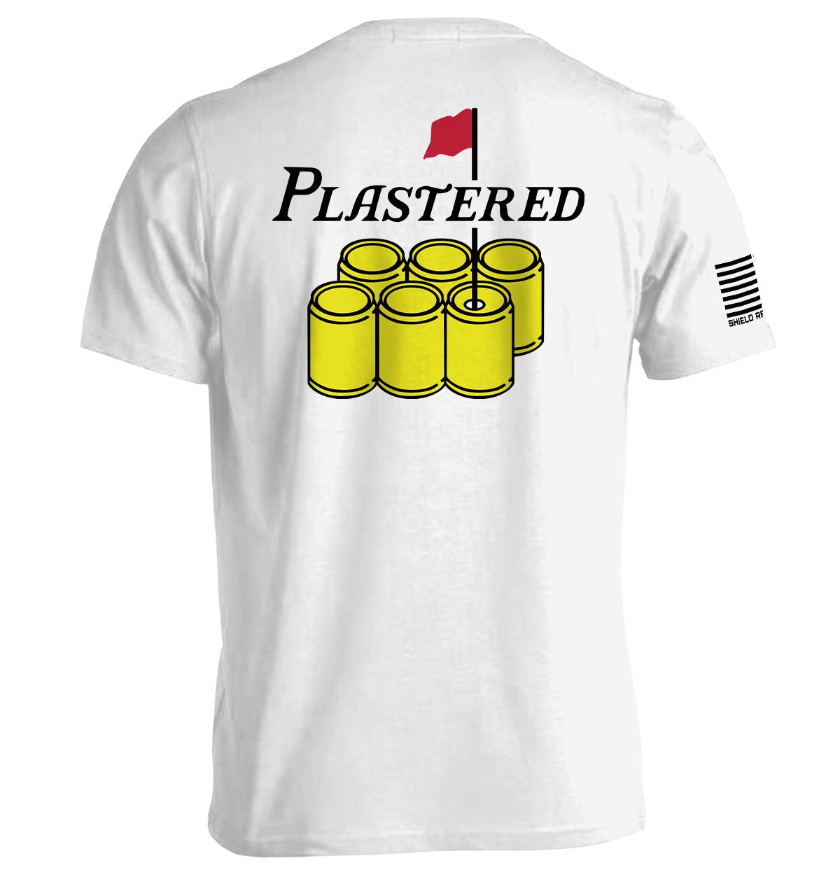 Plastered Logo - Tee White - Club Rehab