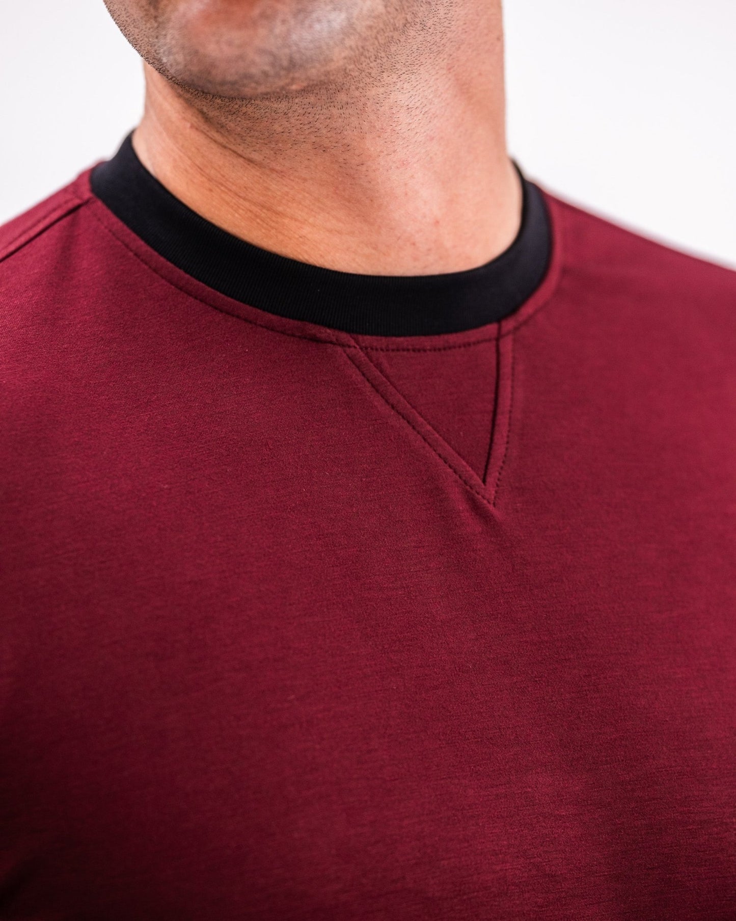 Player Preferred™ Crewneck - Merlot - S - Club Rehab