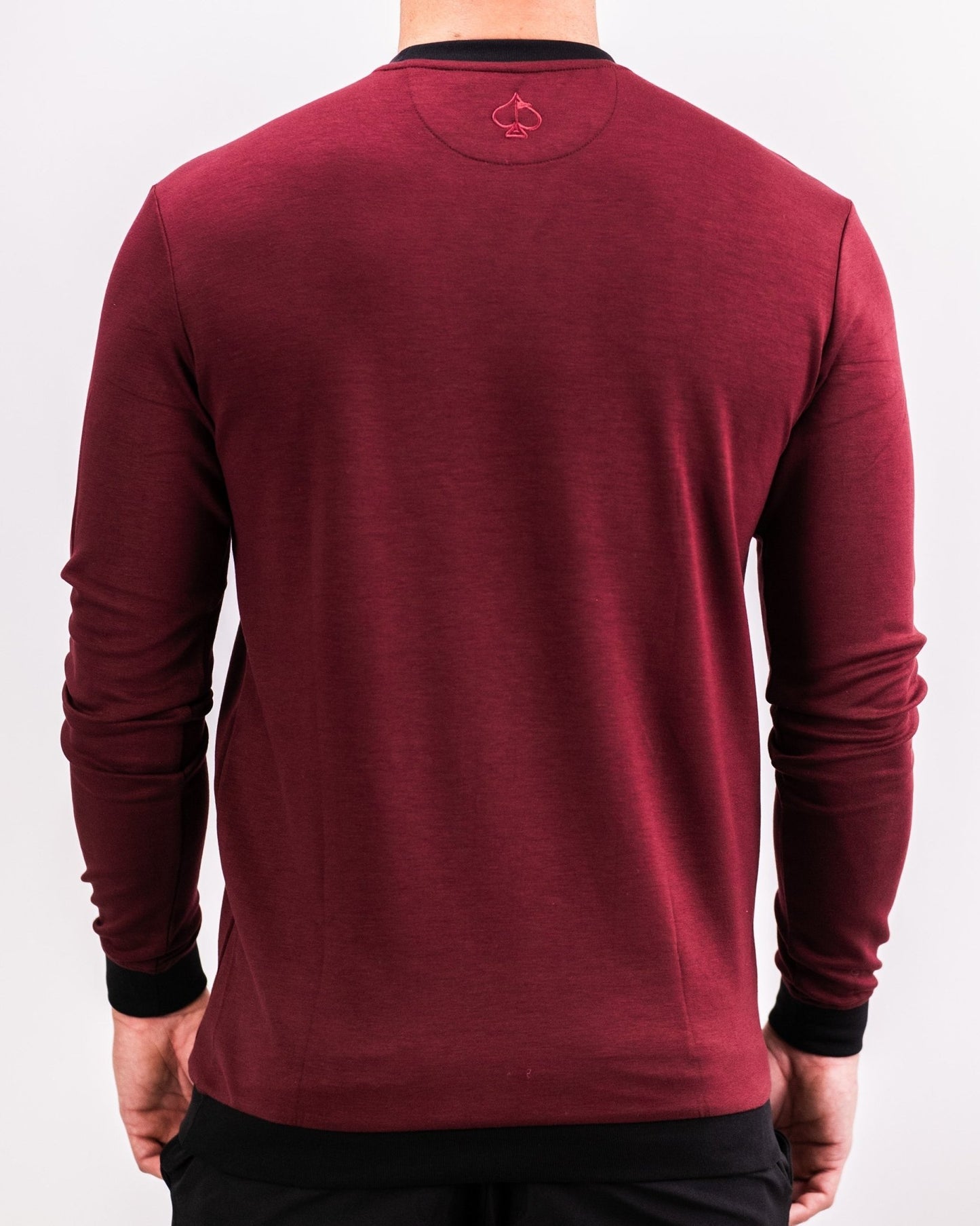 Player Preferred™ Crewneck - Merlot - S - Club Rehab