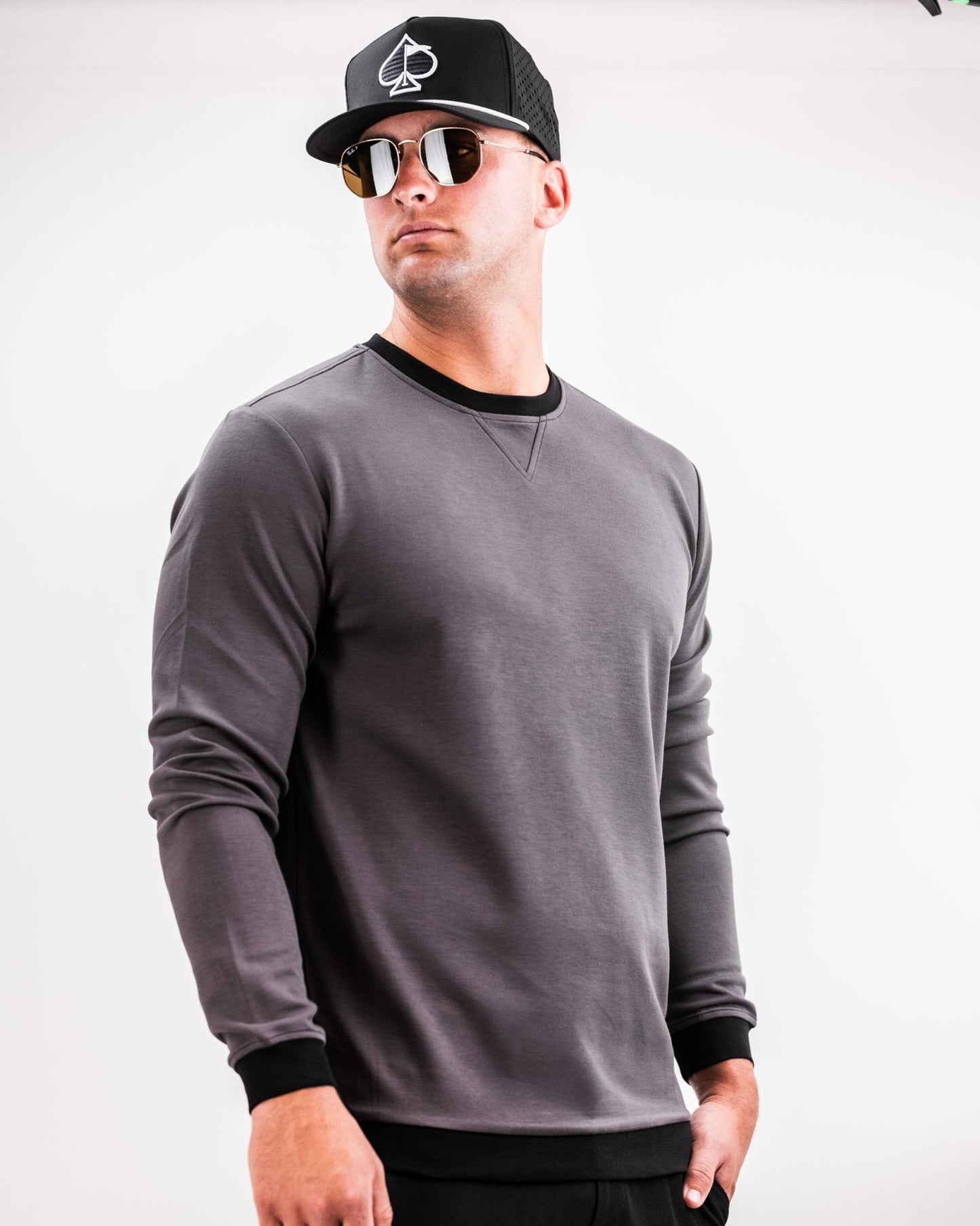 Player Preferred™ Crewneck - Slate Grey - S - Club Rehab