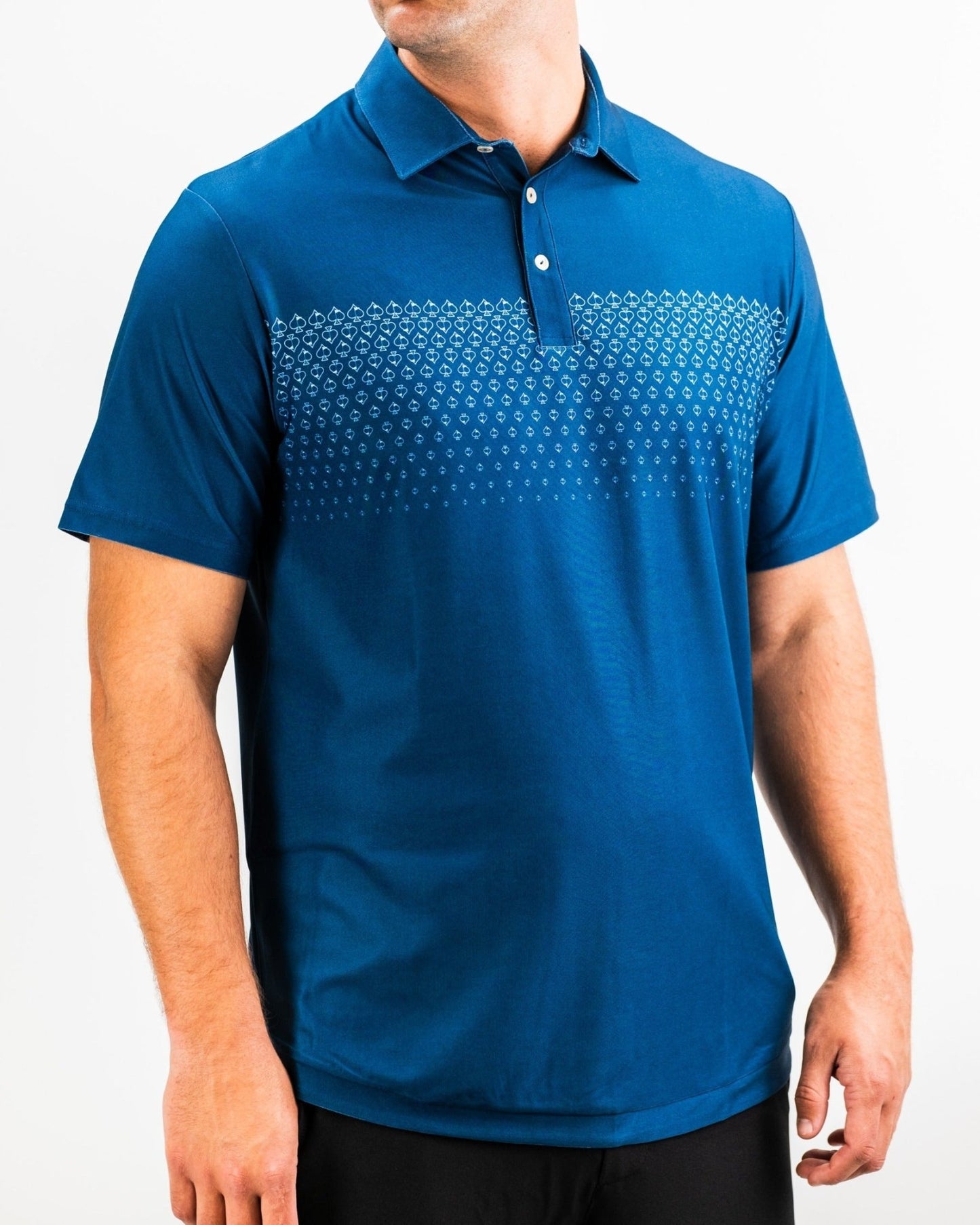 Player Preferred™ Polo - Spade Fade - Navy - S - Club Rehab