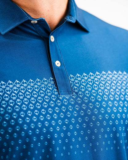 Player Preferred™ Polo - Spade Fade - Navy - S - Club Rehab