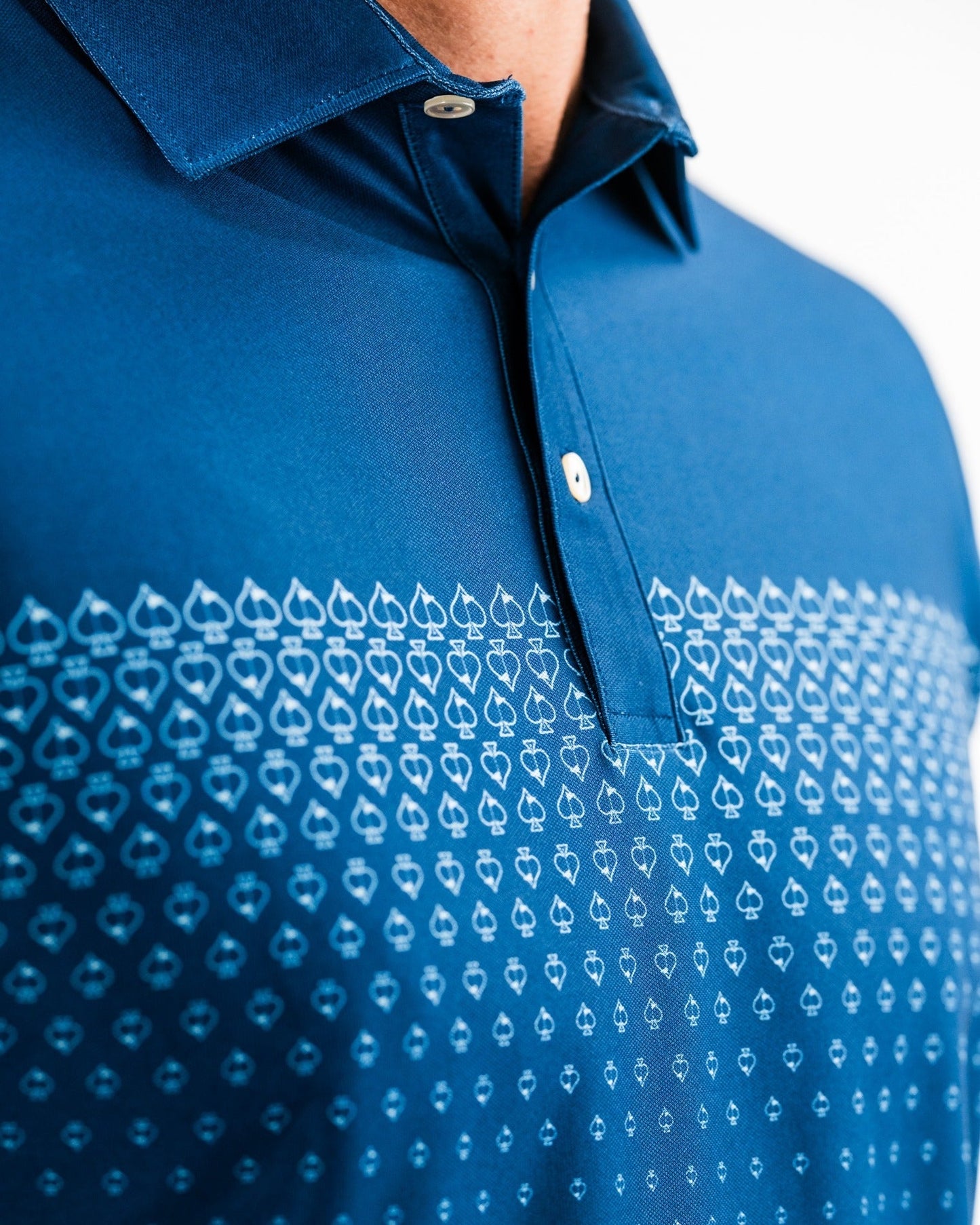 Player Preferred™ Polo - Spade Fade - Navy - S - Club Rehab