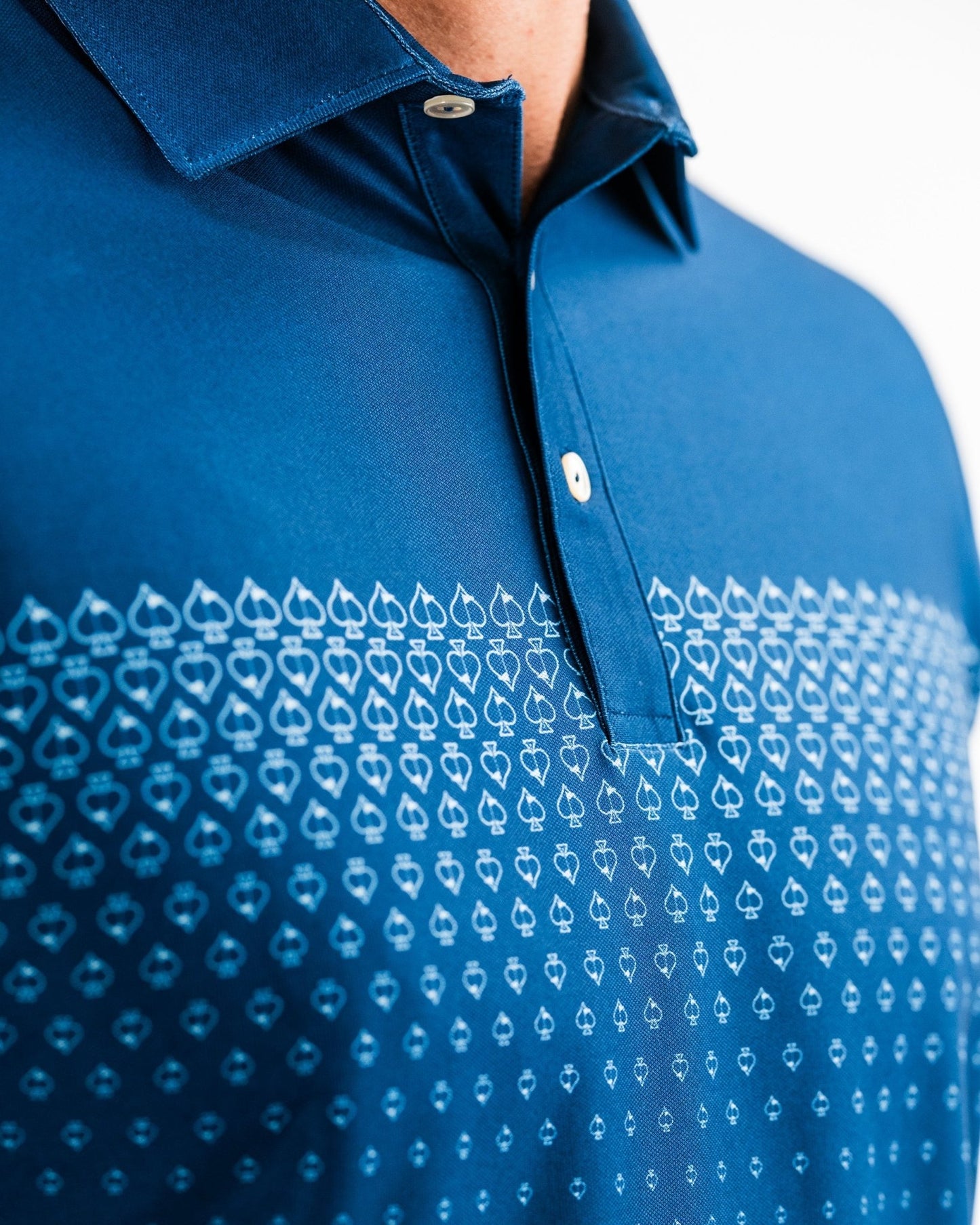 Player Preferred™ Polo - Spade Fade - Navy - S - Club Rehab
