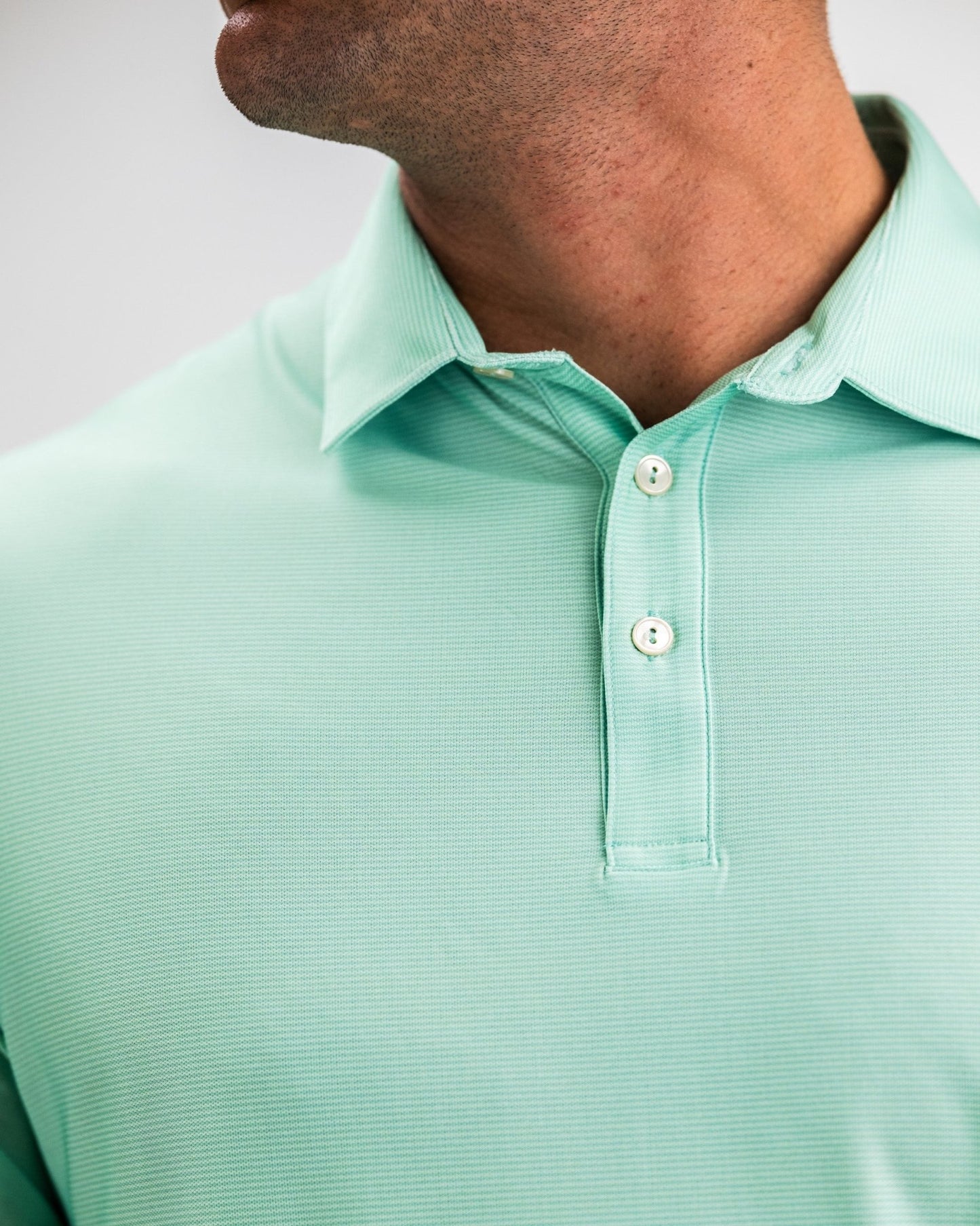 Player Preferred™ Polo - Spearmint Stripes - S - Club Rehab