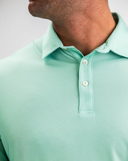 Player Preferred™ Polo - Spearmint Stripes - S - Club Rehab
