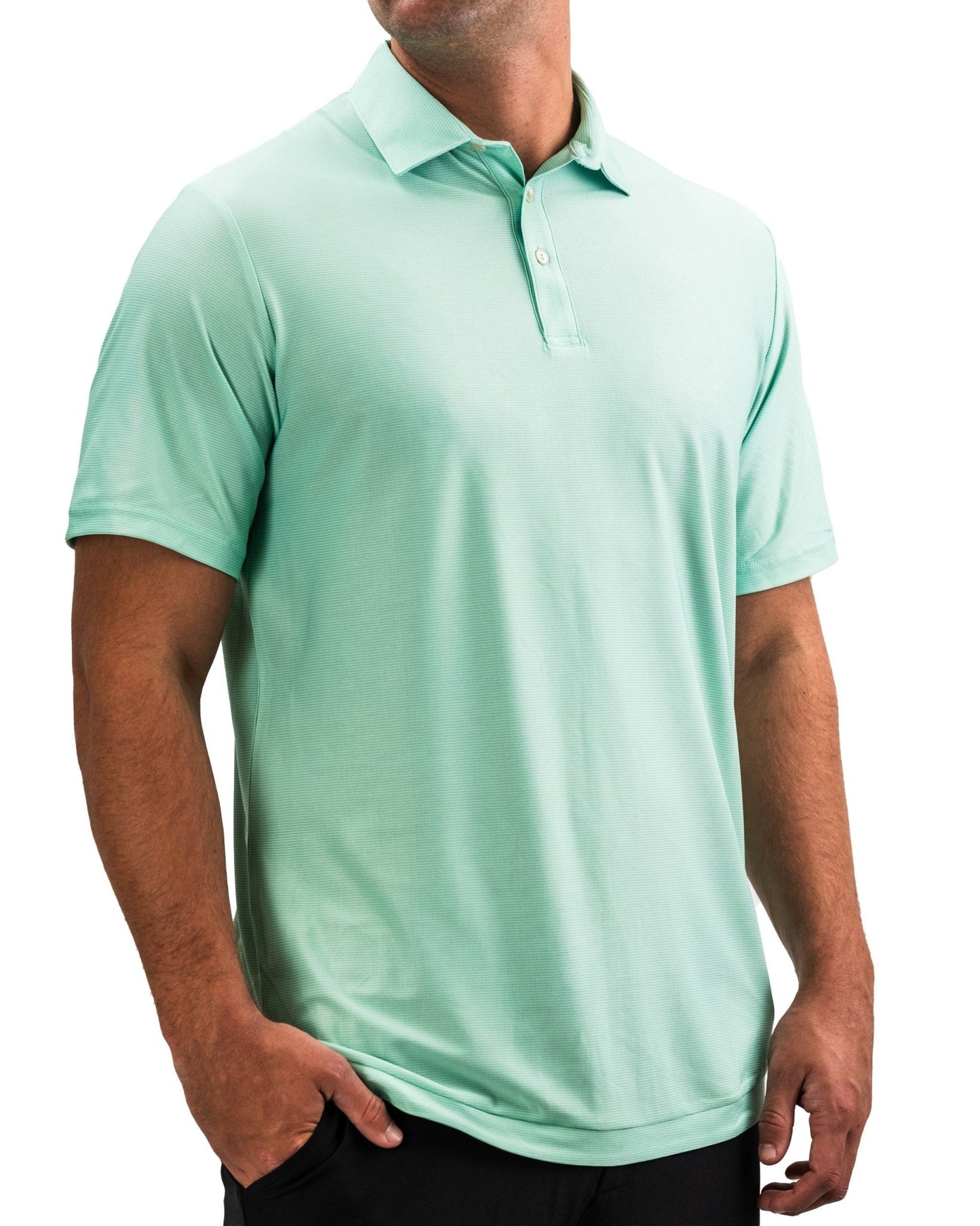 Player Preferred™ Polo - Spearmint Stripes - S - Club Rehab