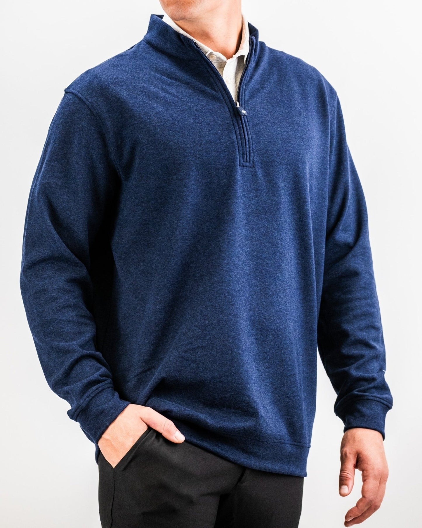 Player Preferred™ Pullover - Heathered Navy - S - Club Rehab