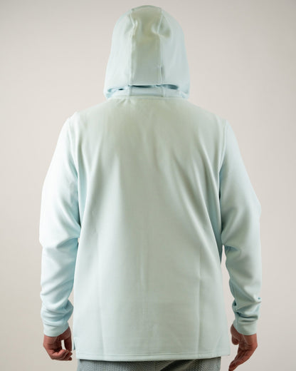 Player Preferred™ Waffle Grid Hoodie - Ice Blue - S - Club Rehab