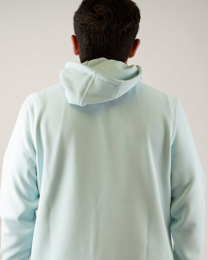 Player Preferred™ Waffle Grid Hoodie - Ice Blue - S - Club Rehab