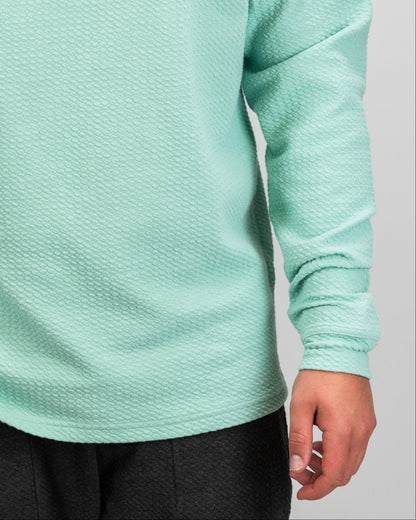 Player Preferred™ Waffle Knit Hoodie - Bright Mint - S - Club Rehab