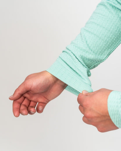 Player Preferred™ Waffle Knit Hoodie - Bright Mint - S - Club Rehab
