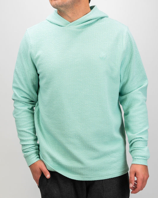Player Preferred™ Waffle Knit Hoodie - Bright Mint - S - Club Rehab