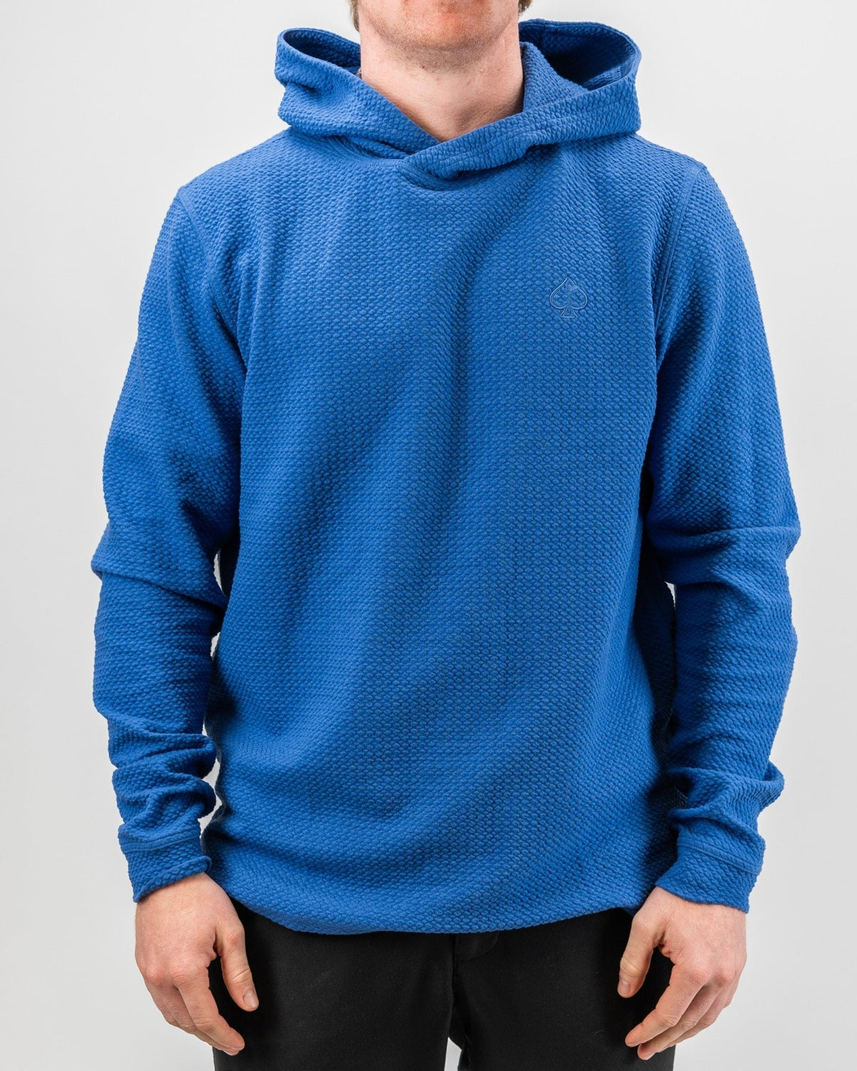 Player Preferred™ Waffle Knit Hoodie - Cobalt - S - Club Rehab