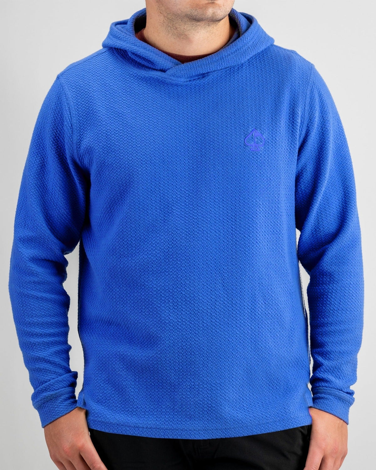 Player Preferred™ Waffle Knit Hoodie - Cobalt - S - Club Rehab