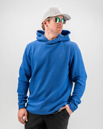 Player Preferred™ Waffle Knit Hoodie - Cobalt - S - Club Rehab