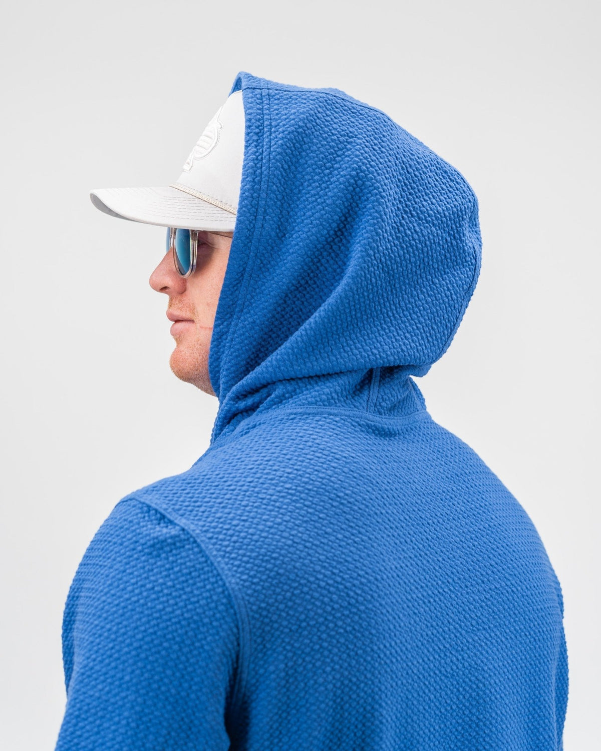 Player Preferred™ Waffle Knit Hoodie - Cobalt - S - Club Rehab