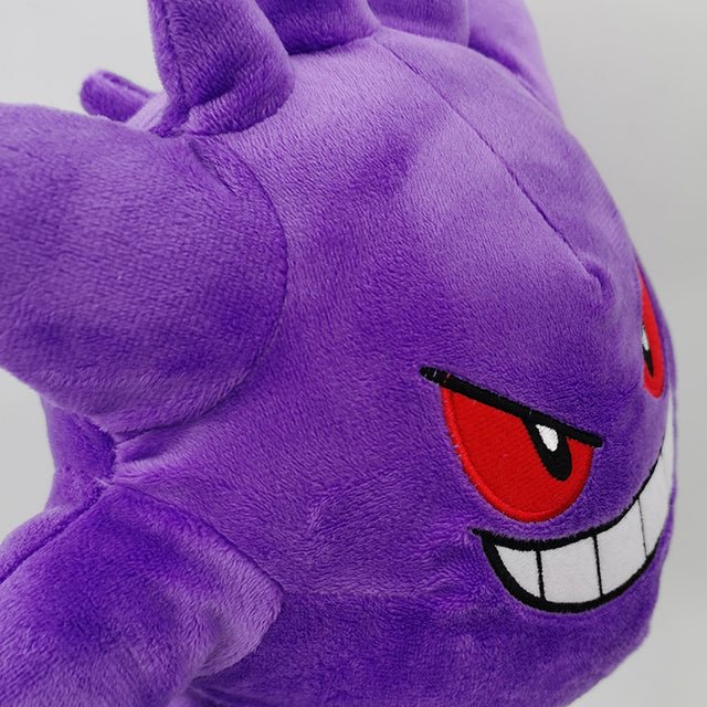 Purple ghost golf headcover – plush face detail with embroidered grin – Club Rehab