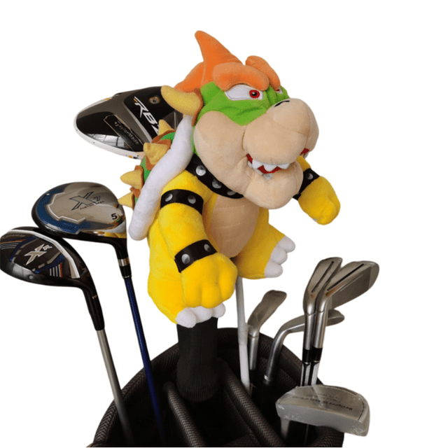 Plush Character Golf Headcover - Style 14 - Yellow Fairway - Club Rehab
