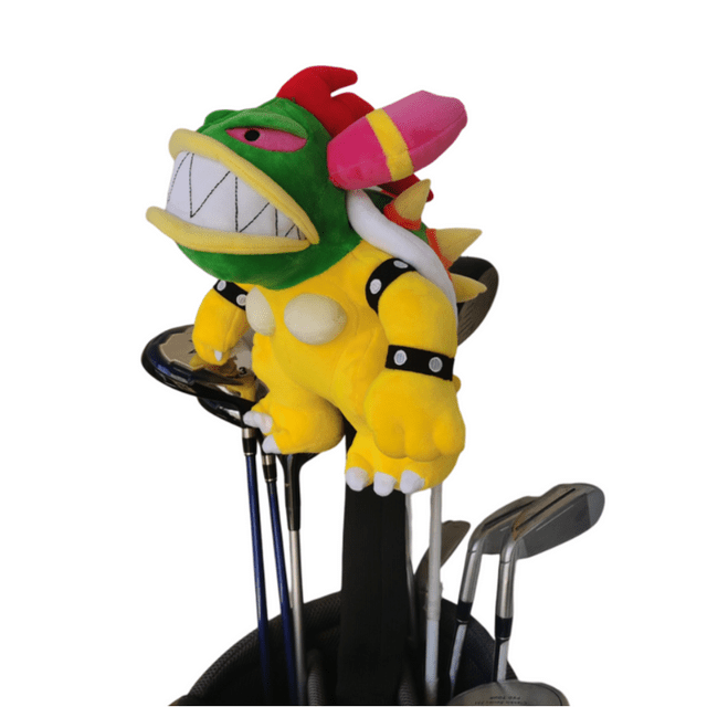 Plush Character Golf Headcover - Style 14 - Yellow Fairway - Club Rehab