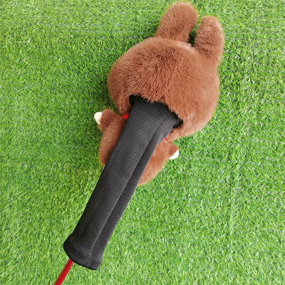 Plush Character Labubu Golf Headcover - Grey - Club Rehab