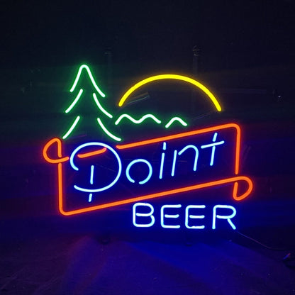 Point Beer Mountain Sunrise Neon Sign Light - Club Rehab