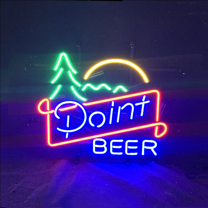 Point Beer Mountain Sunrise Neon Sign Light - Club Rehab