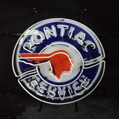 Pointiac Service Neon Signs - Club Rehab