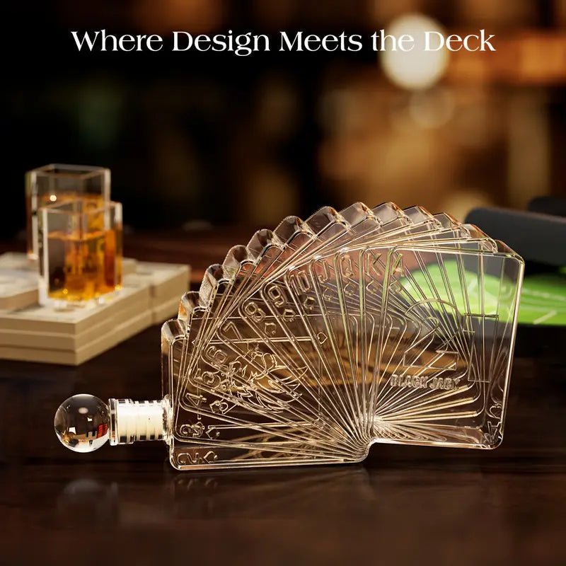 Poker Night Whiskey Decanter Set - Club Rehab