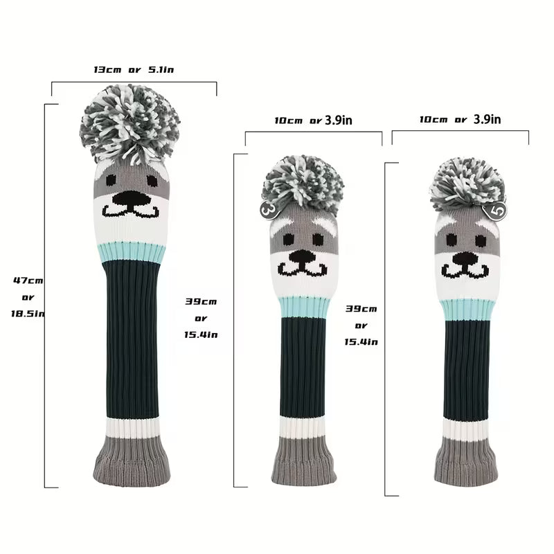 Pomp & Circumstance Knit Headcovers (3-Pack), alternate product view 3