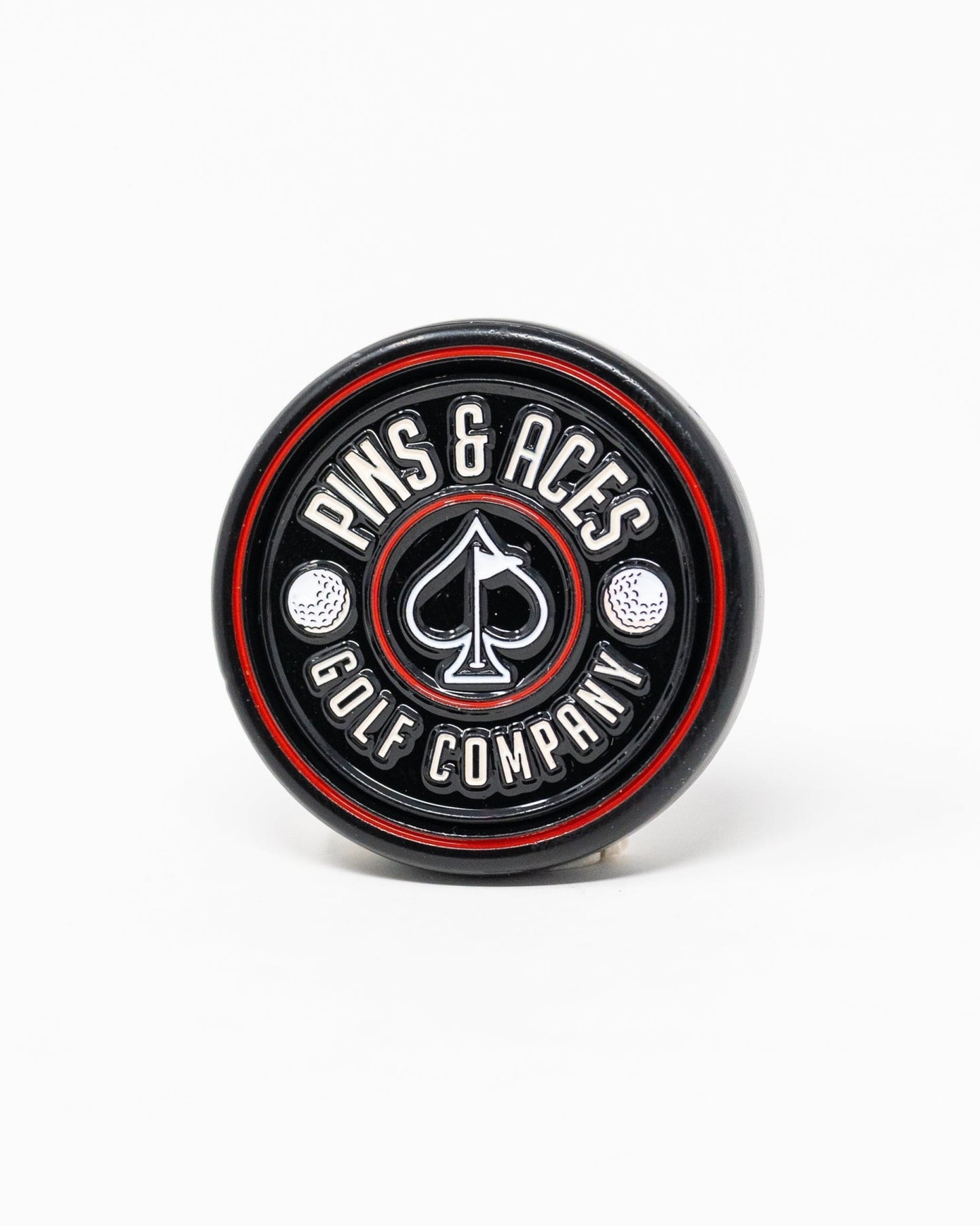 Pop Out Medallion Ball Marker - Black - Club Rehab
