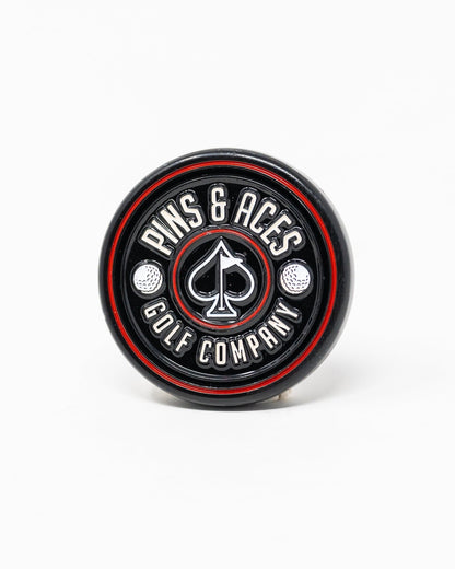 Pop Out Medallion Ball Marker - Black - Club Rehab