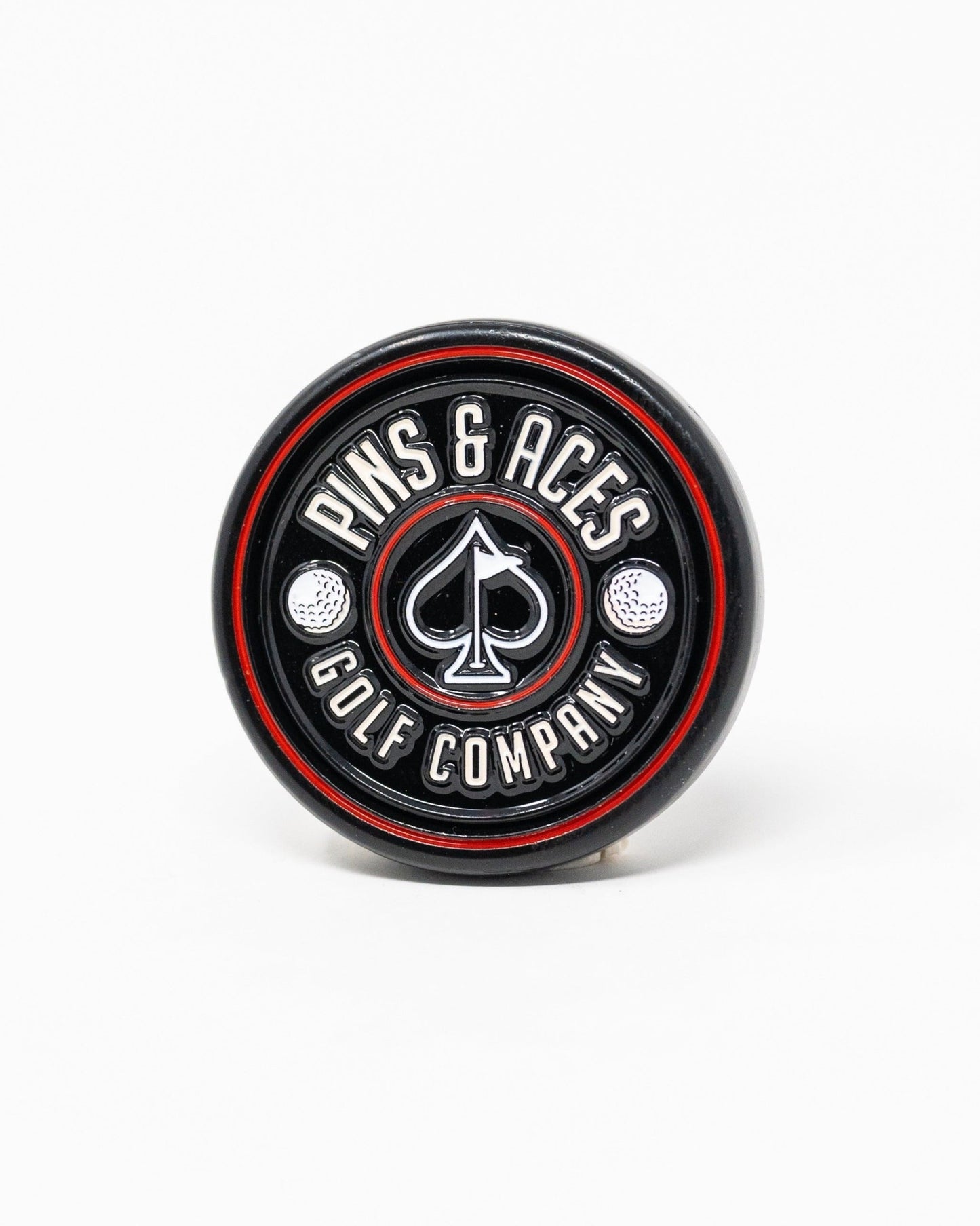 Pop Out Medallion Ball Marker - Black - Club Rehab