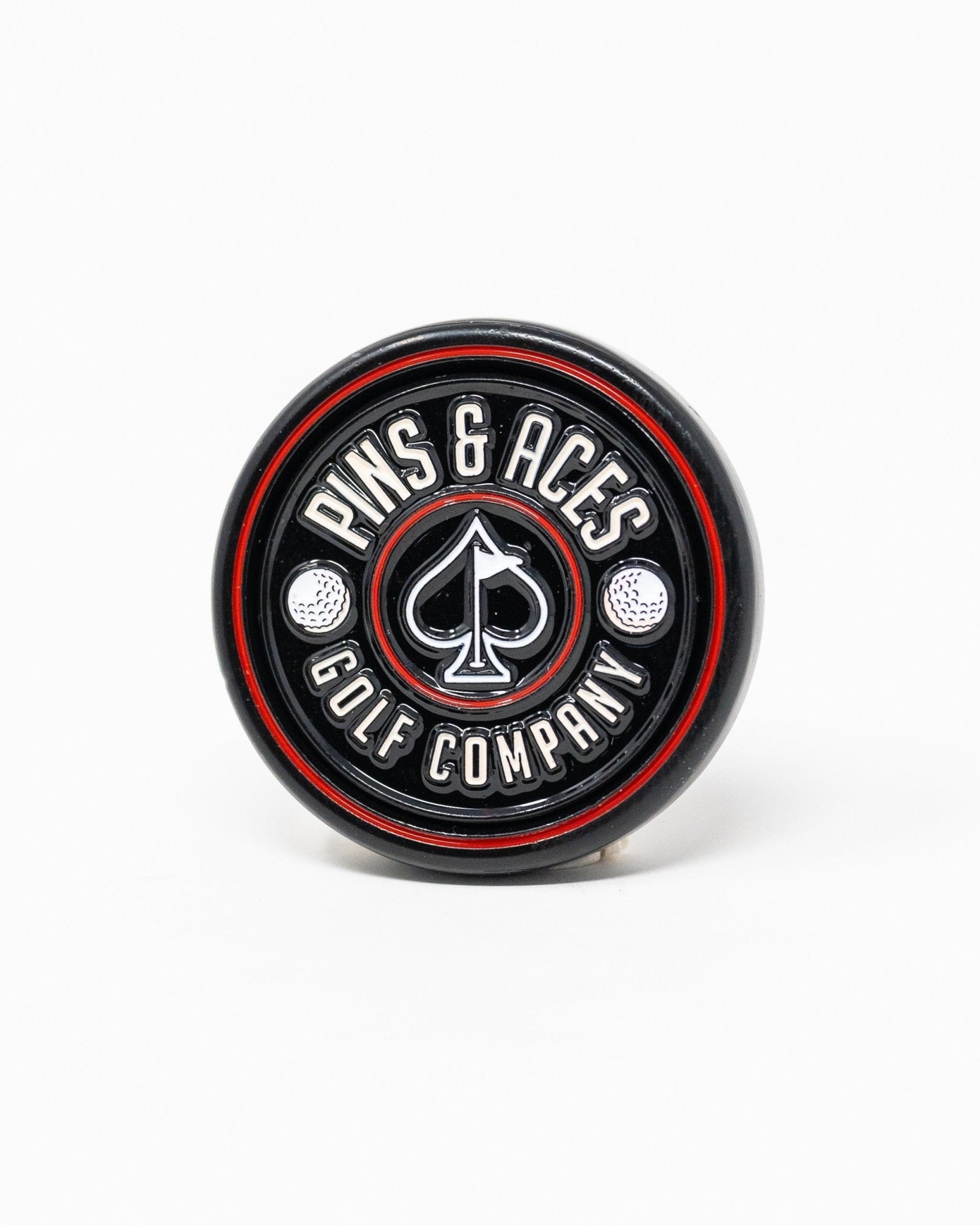 Pop Out Medallion Ball Marker - Black - Club Rehab