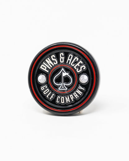 Pop Out Medallion Ball Marker - Black - Club Rehab