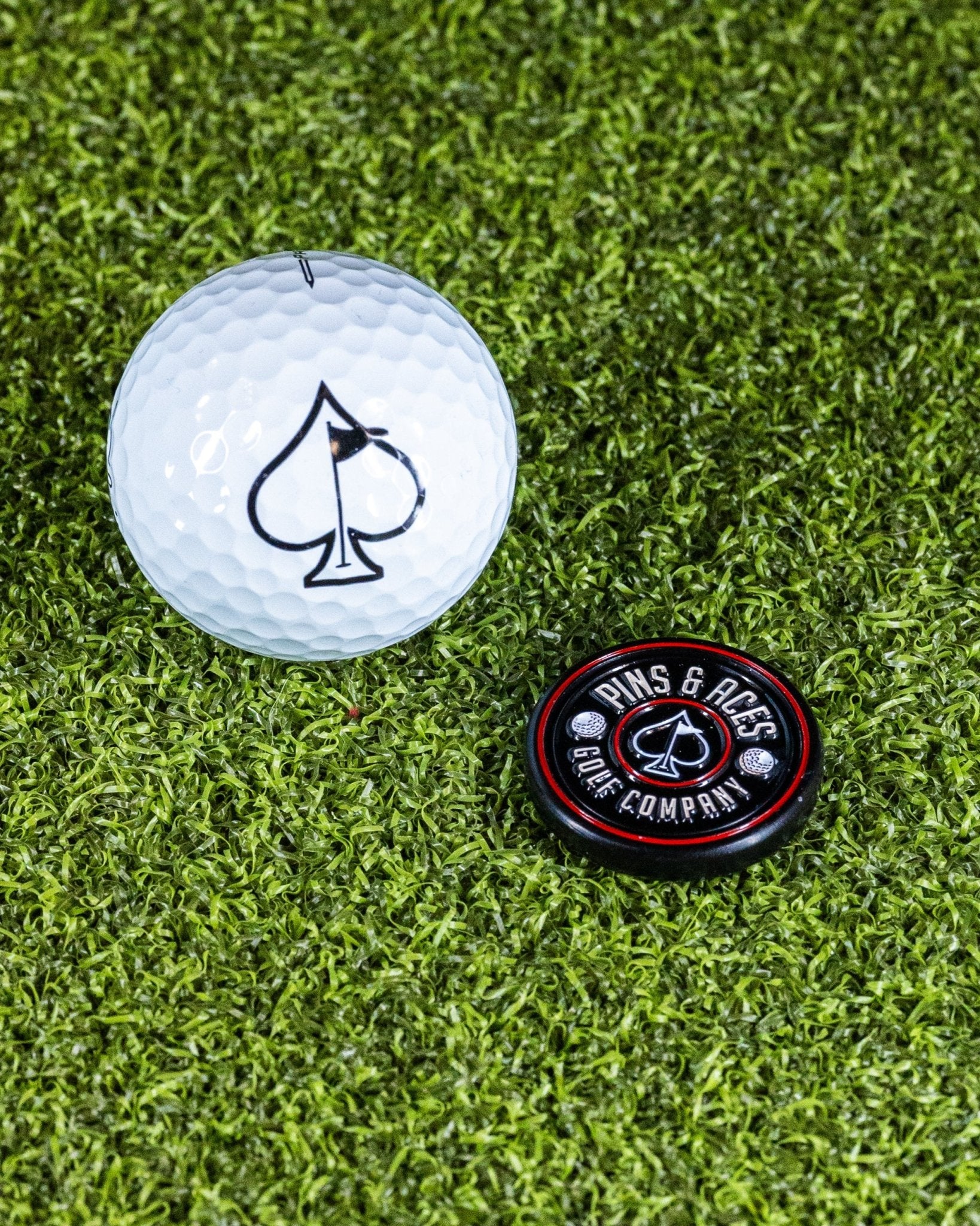 Pop Out Medallion Ball Marker - Black - Club Rehab