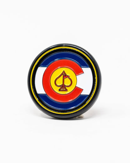 Pop Out Medallion Ball Marker - Colorado - Club Rehab