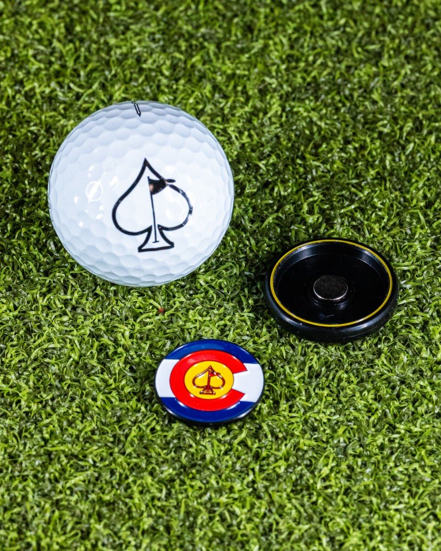 Pop Out Medallion Ball Marker - Colorado - Club Rehab